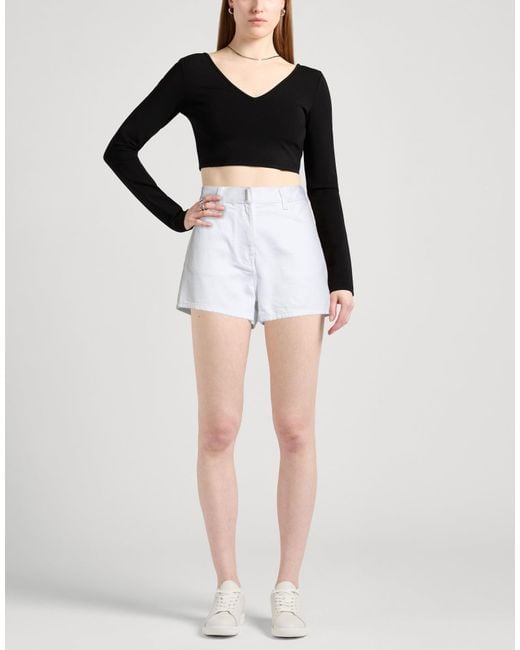 Givenchy White Shorts & Bermuda Shorts Cotton, Polyester