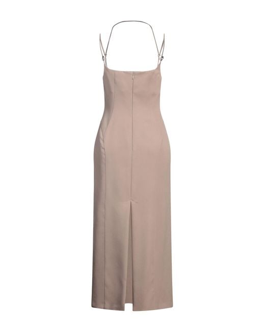 The Attico Natural Maxi Dress