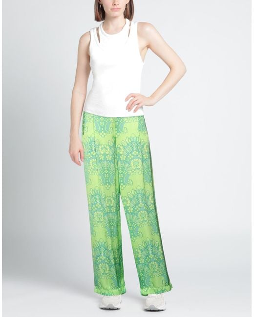 Pink Memories Green Trouser