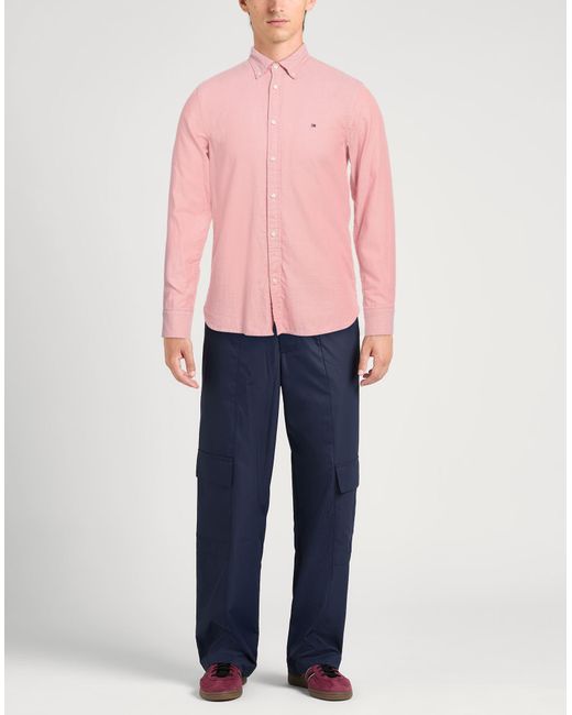 Chemise Tommy Hilfiger pour homme en coloris Pink