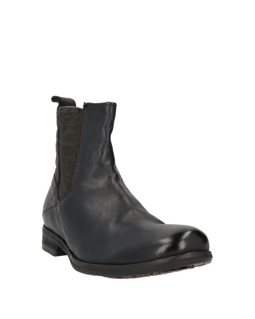 A.s.98 Black Ankle Boots for men