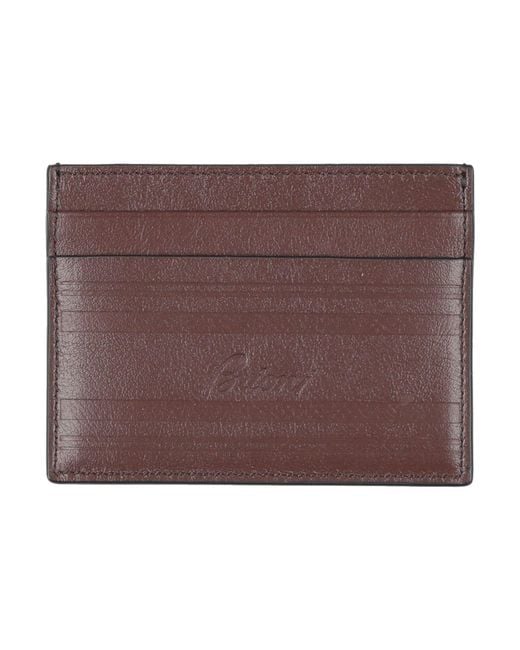 Brioni Purple Cardholder for men