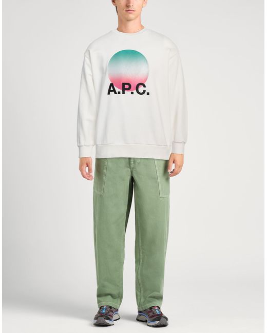 Felpa di A.P.C. in White da Uomo