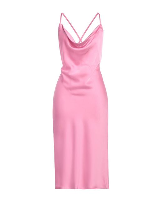 Vestito Midi di Norma Kamali in Pink