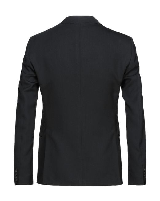 Dolce & Gabbana Black Blazer Virgin Wool, Elastane for men
