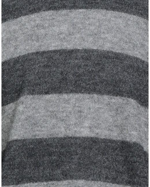 Cruna Gray Sweater Alpaca Wool, Polyamide for men