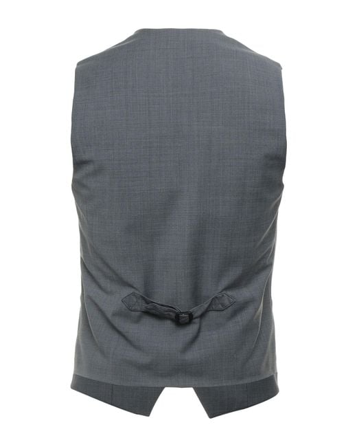 Daniele Alessandrini Gray Waistcoat for men