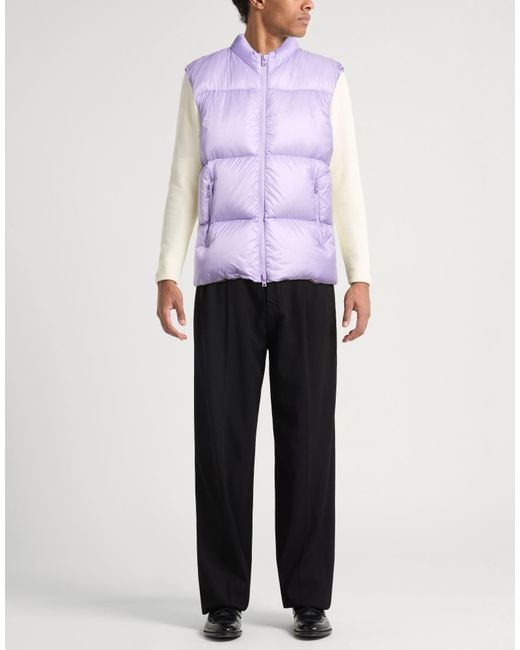 Herno Purple Globe Vest Polyamide for men