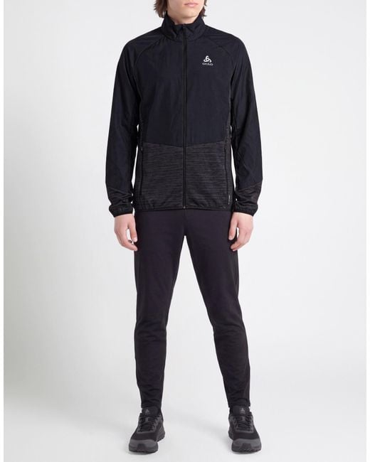 Odlo Blue Jacket Polyester, Elastane for men