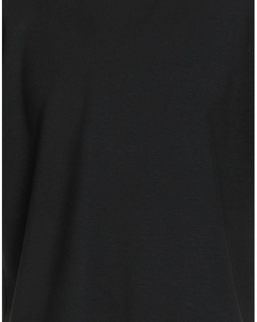 Theory Black T-Shirt Viscose, Elastane, Polyamide for men