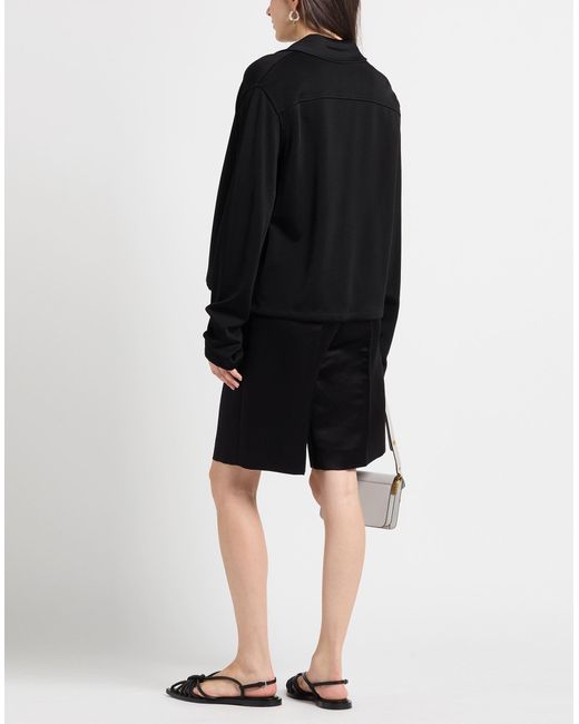 Jil Sander Black Jacket Viscose, Virgin Wool, Polyamide, Elastane