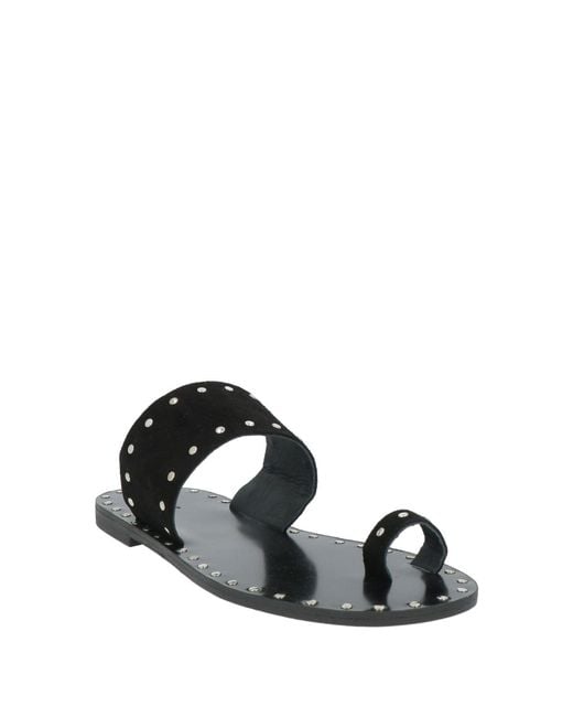 Alohas Black Thong Sandal