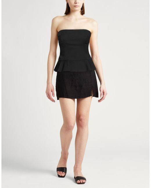 Beaufille Black Top Polyester, Viscose, Elastane