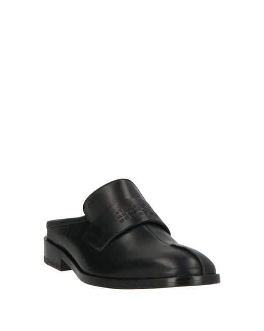 MM6 by Maison Margiela Black Mules & Clogs