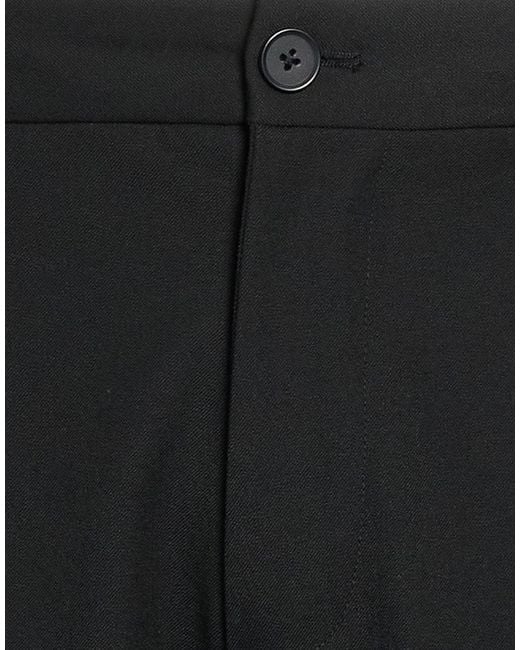 SELECTED Black Pants Recycled Polyester, Viscose, Polyester, Elastane for men