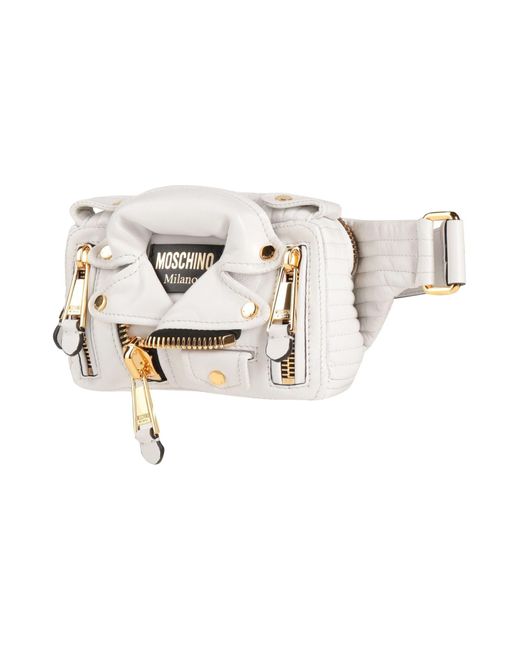 Moschino White Belt Bag