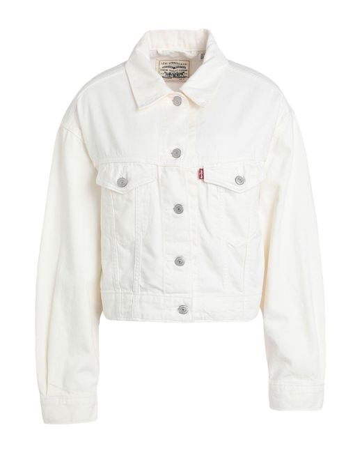 Levi's White Denim Outerwear