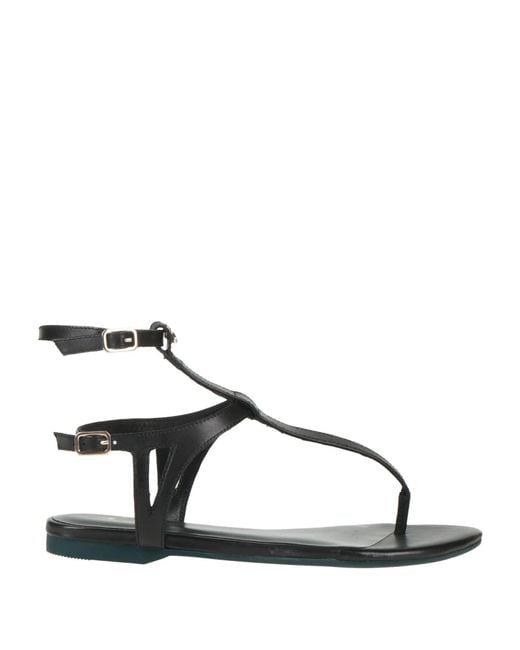 Patrizia Pepe Brown Thong Sandal Leather