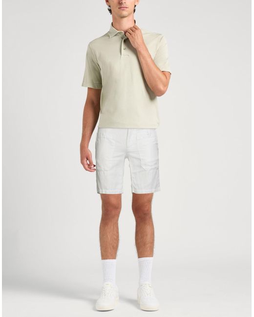 Eleventy White Shorts & Bermuda Shorts Cotton for men