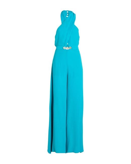 SIMONA CORSELLINI Blue Jumpsuit Viscose
