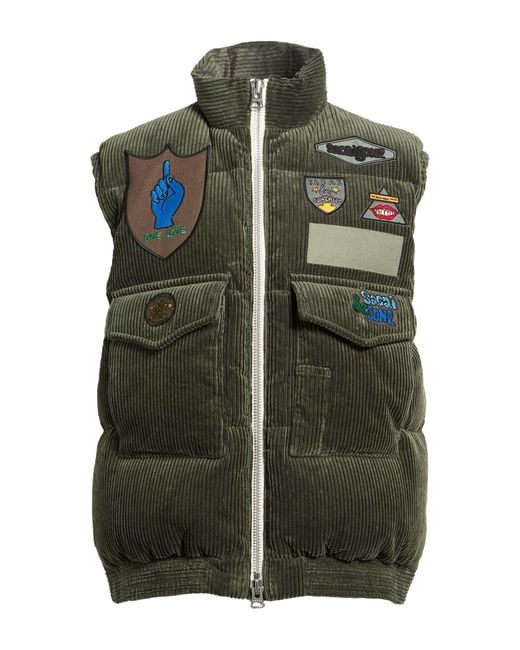 Sacai Green Gilet for men
