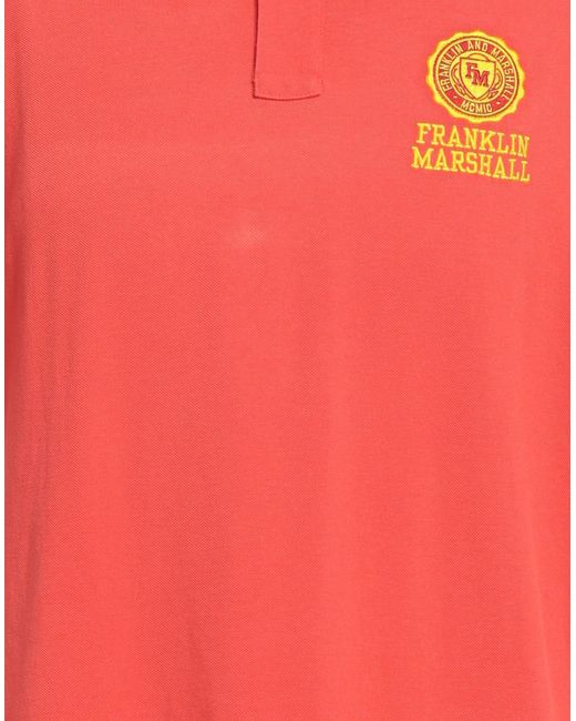 Franklin & Marshall Red Polo Shirt for men