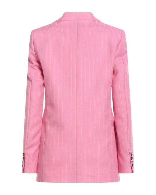 MSGM Pink Blazer Wool