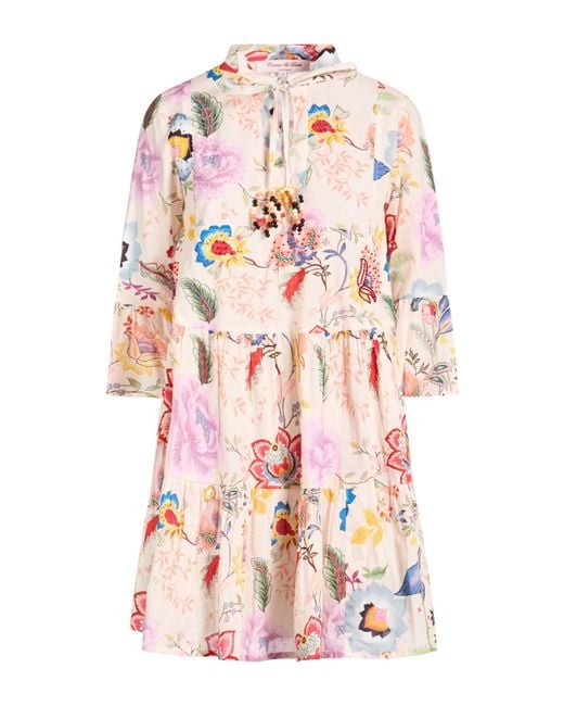 CONNOR & BLAKE White Mini Dress Cotton