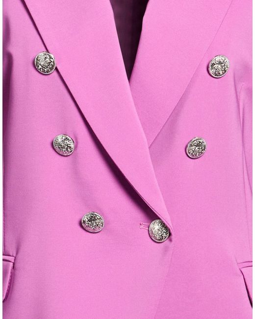 Relish Pink Blazer Polyester, Elastane