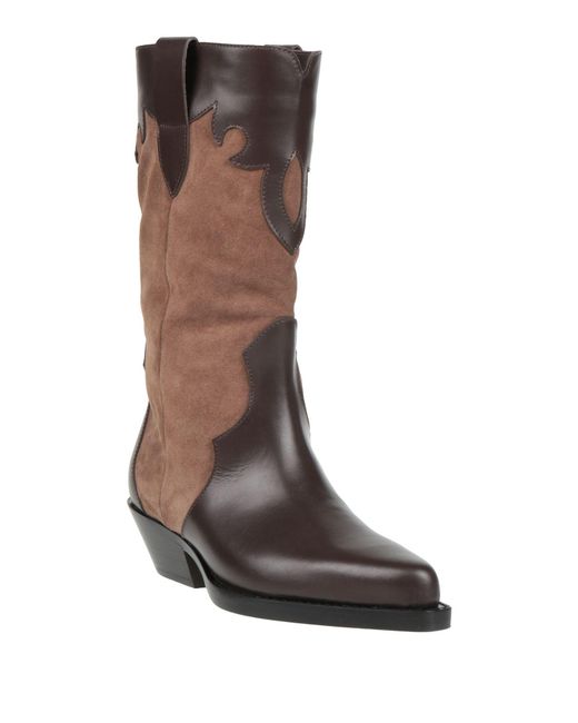 Anna F. Brown Boot Leather