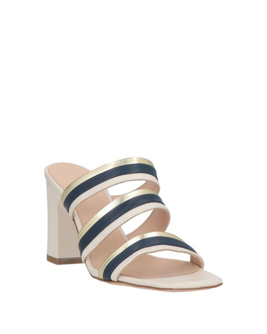 Cerruti 1881 White Sandals Goat Skin