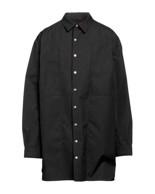 Rick Owens Black Overcoat & Trench Coat for men