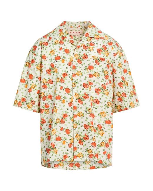 Marni Metallic Shirt Cotton for men