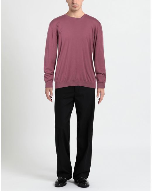 Roberto Collina Purple Sweater for men