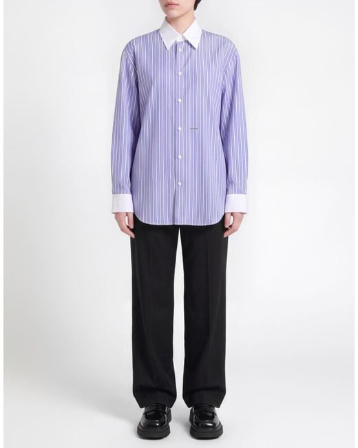 DSquared² Blue Light Shirt Cotton
