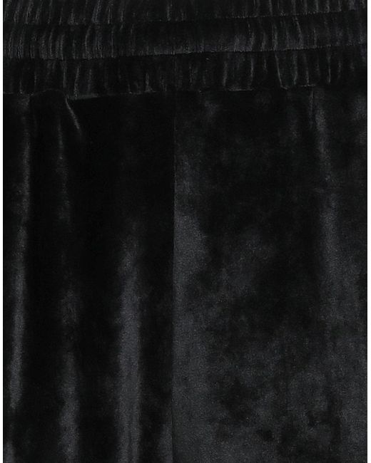Gcds Black Pants Polyester, Elastane