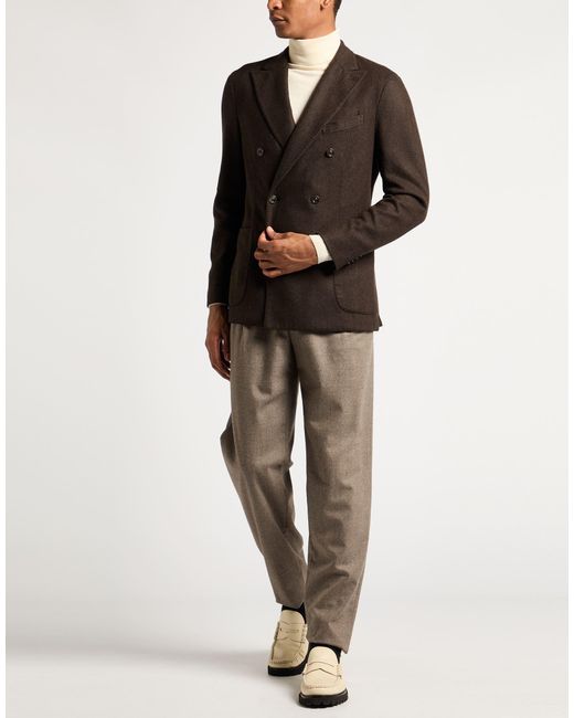 Boglioli Black Blazer Wool, Polyamide for men