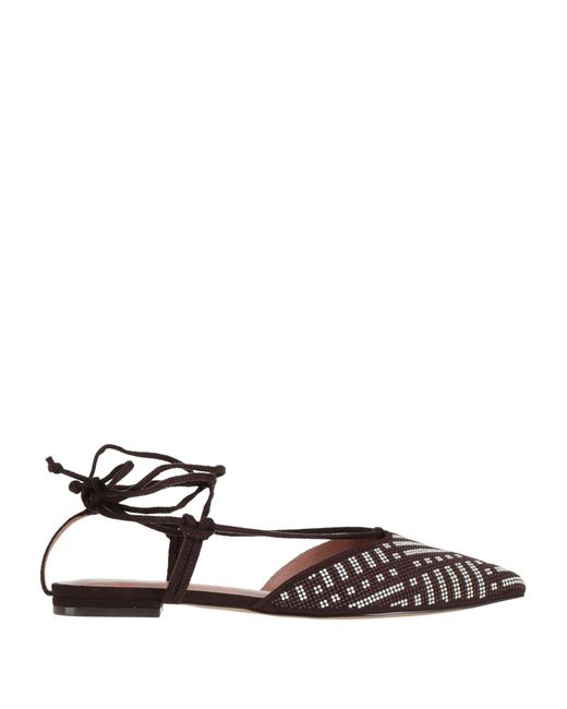 MAX&Co. White Ballet Flats
