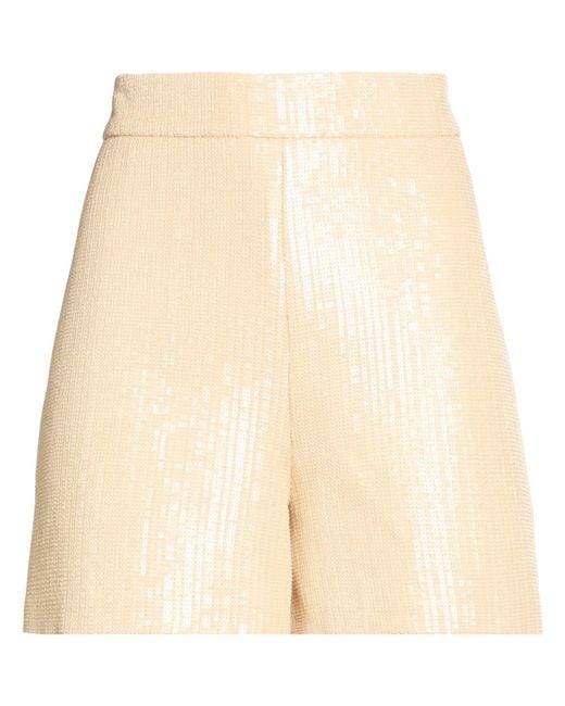 FEDERICA TOSI Natural Shorts & Bermuda Shorts Polyester