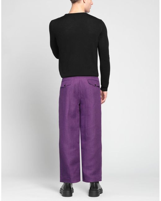 Bode Purple Pants for men