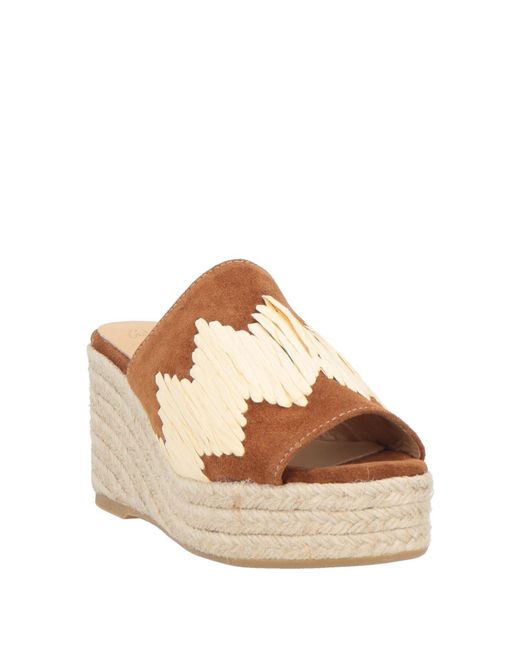 Castaner Natural Espadrilles Leather