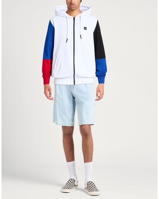 Shoe Blue Sweatshirt Cotton, Elastane for men