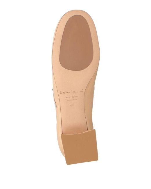 LORENA PAGGI Natural Blush Pumps Leather