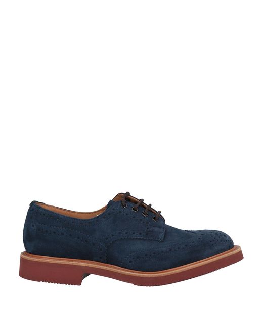Tricker's Blue Lace-up Shoes for men