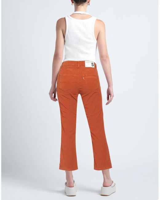 Pantalon Department 5 en coloris Orange