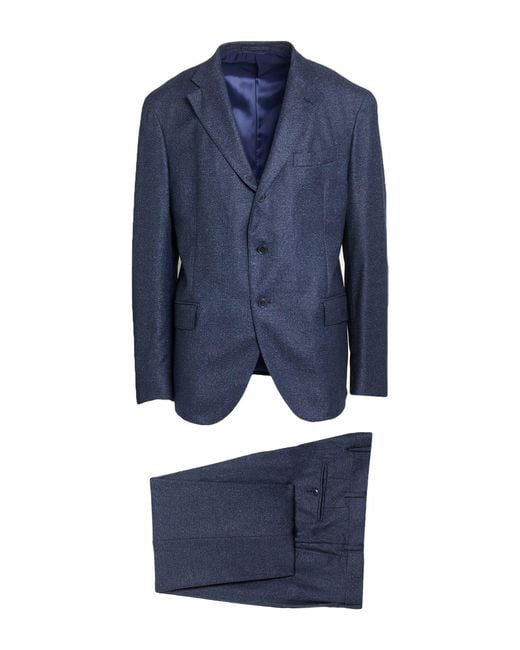 Luigi Bianchi Blue Suit for men