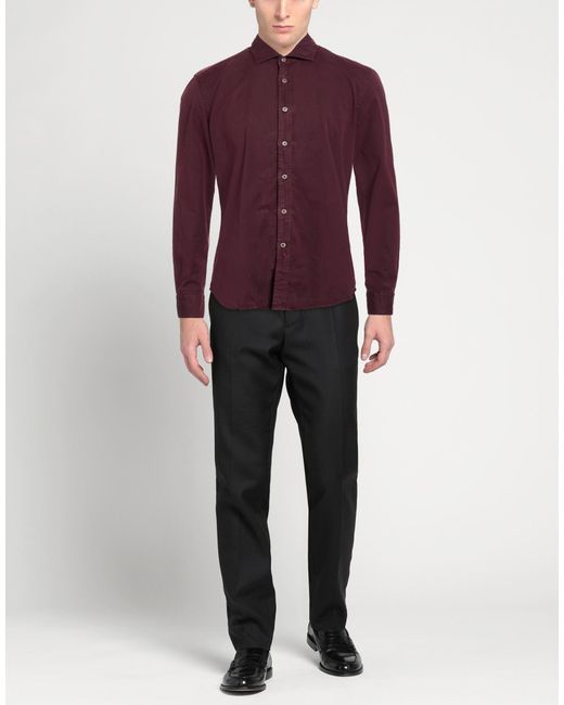 Ghirardelli Purple Shirts for men