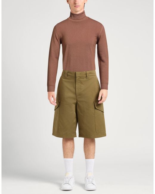 Officina 36 Brown Turtleneck Merino Wool for men