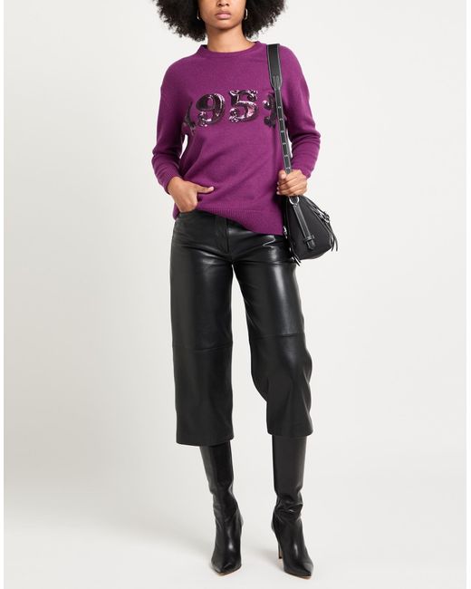 Max Mara Purple Pullover