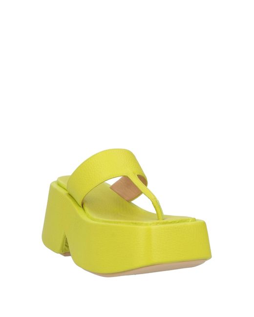 Marsèll Yellow Thong Sandal